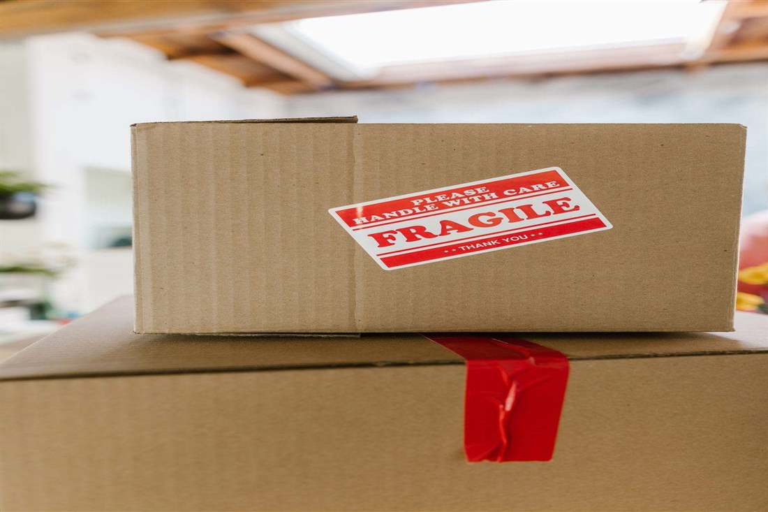 Cartons et colis prêts pour l'expédition Dubaï – Sénégal